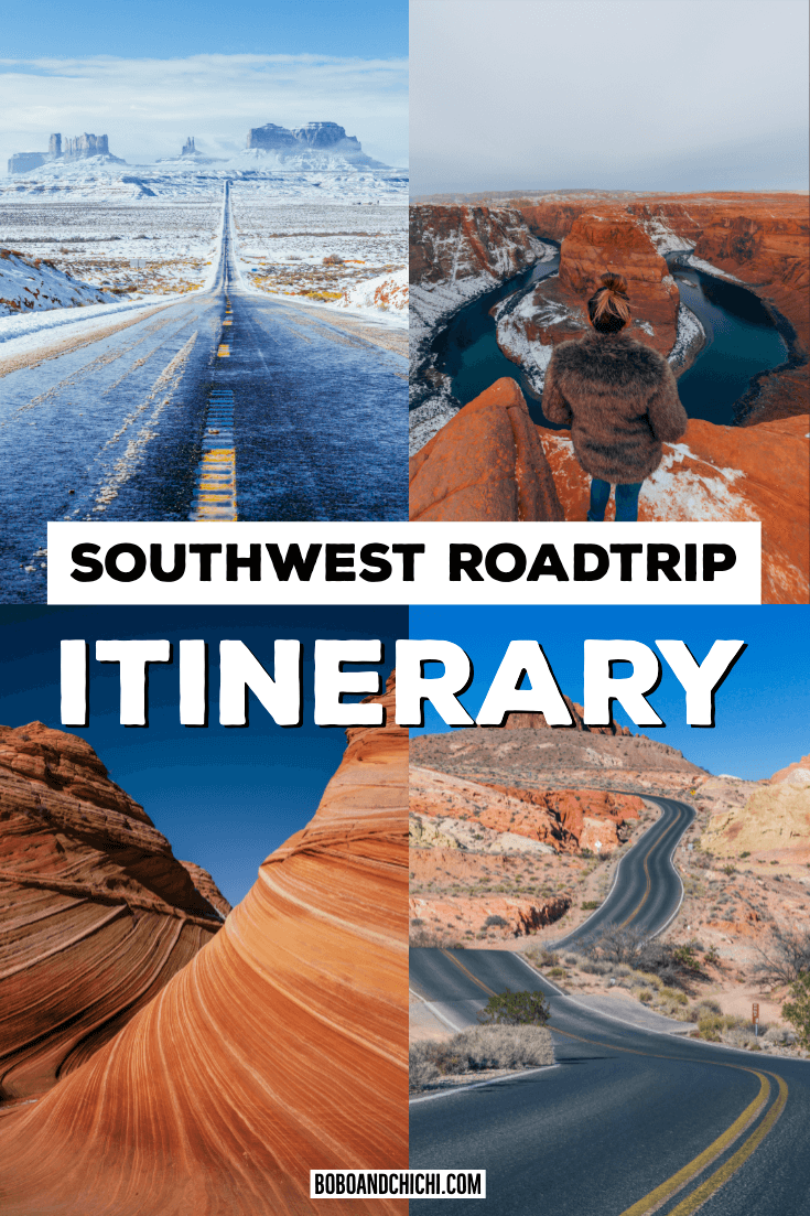 Southwest Road Trip itinerary