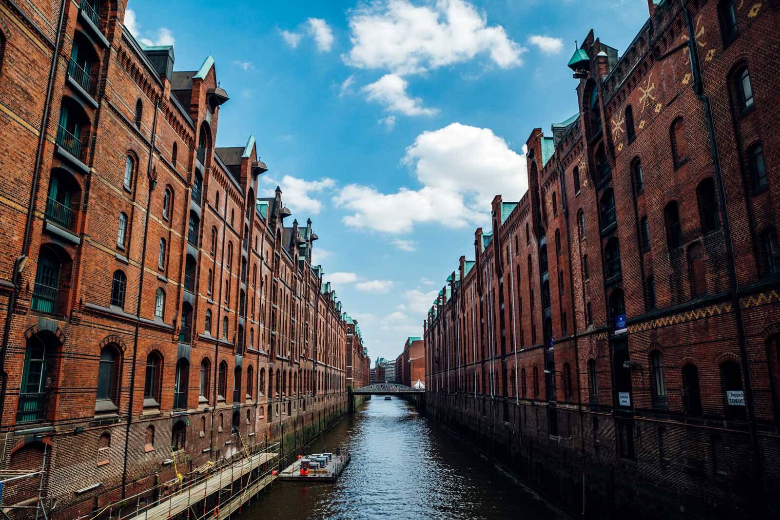 Speicherstadt in Hamburg Germany