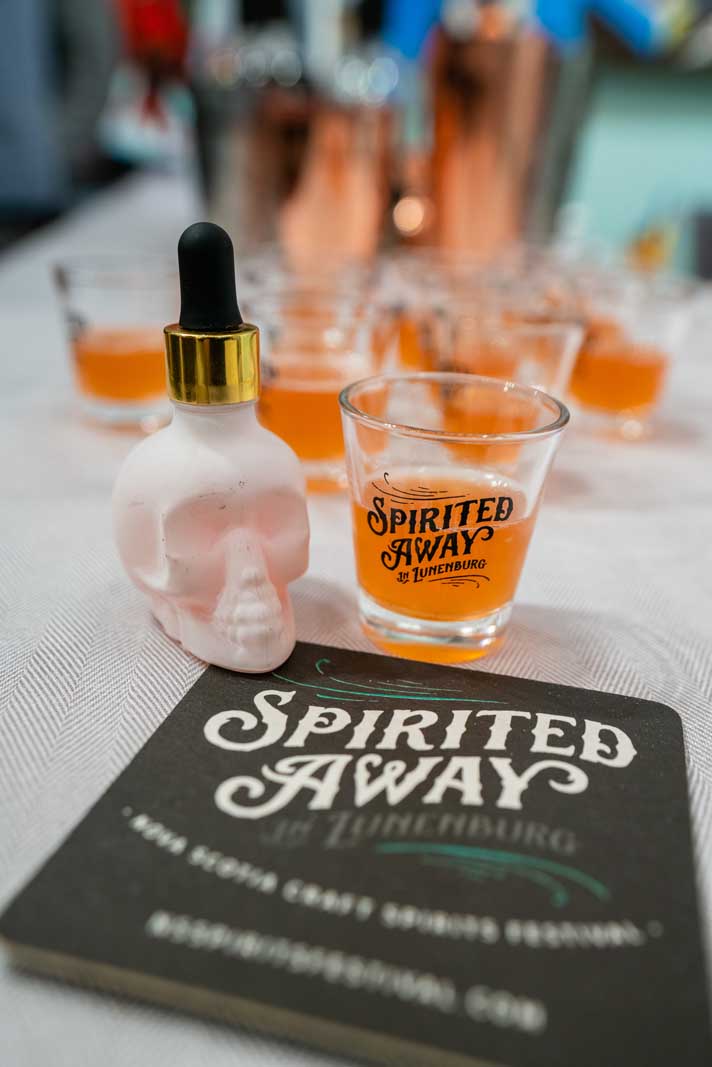 Spirited Away Festival samples of cocktails at the sip and dash event