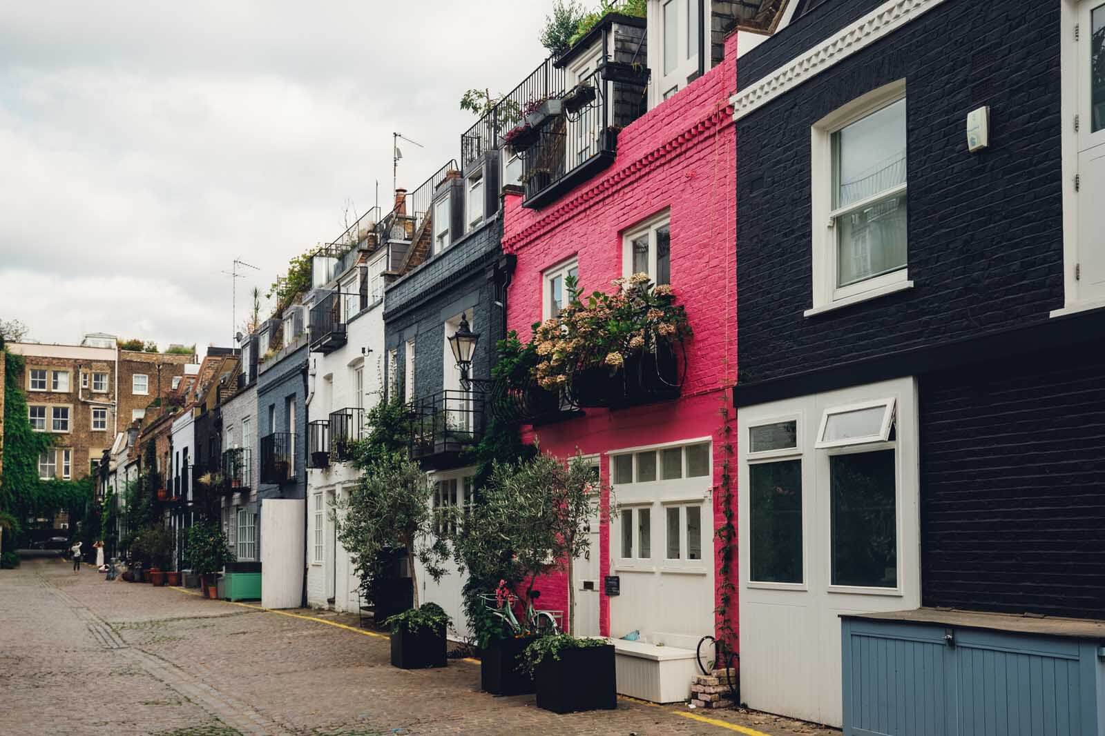 St Lukes Mews in Notting Hill London