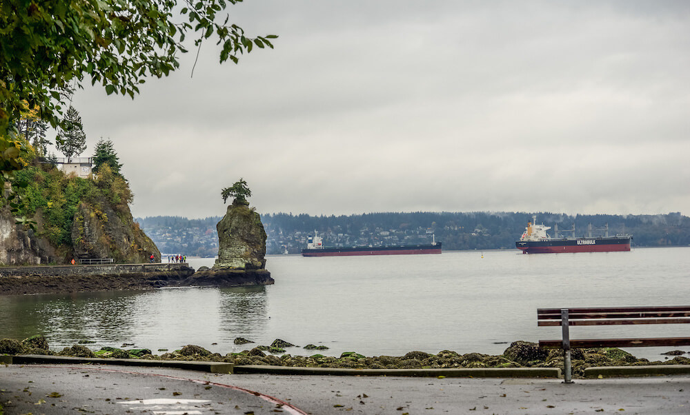 view of Stanley Park in Vancouver