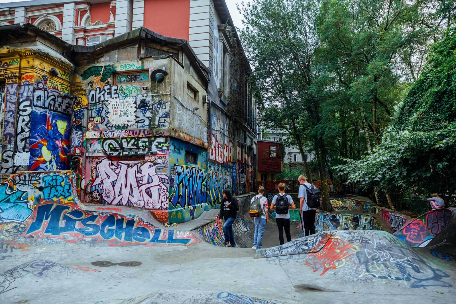Street art and graffiti scene in Hamburg Germany