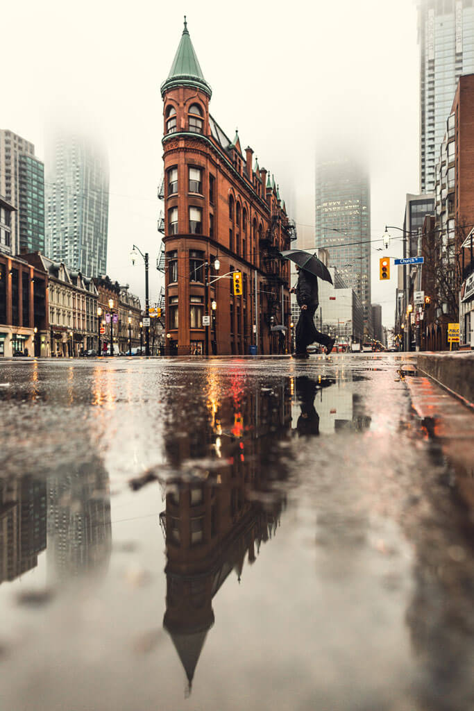 Street view in Toronto