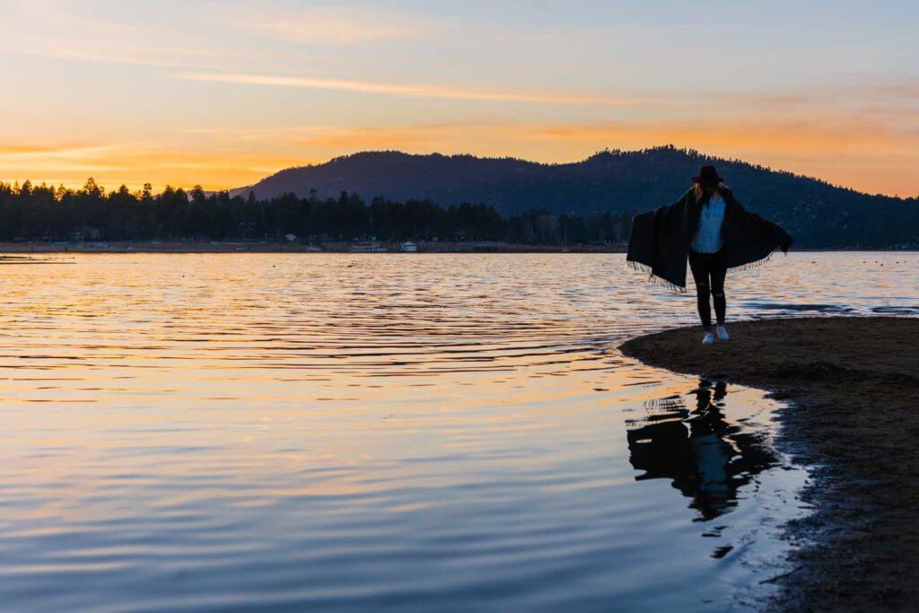 Big Bear Lake View from Marina Resort