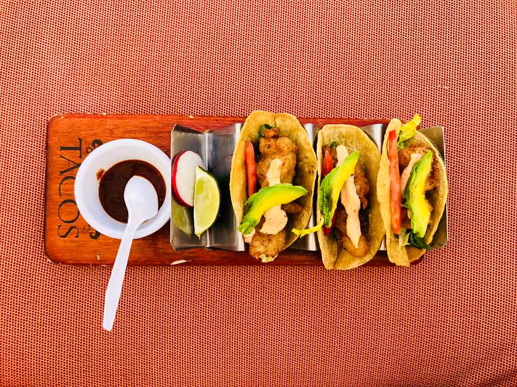 Tacos at Moon Palace Resort Cancun