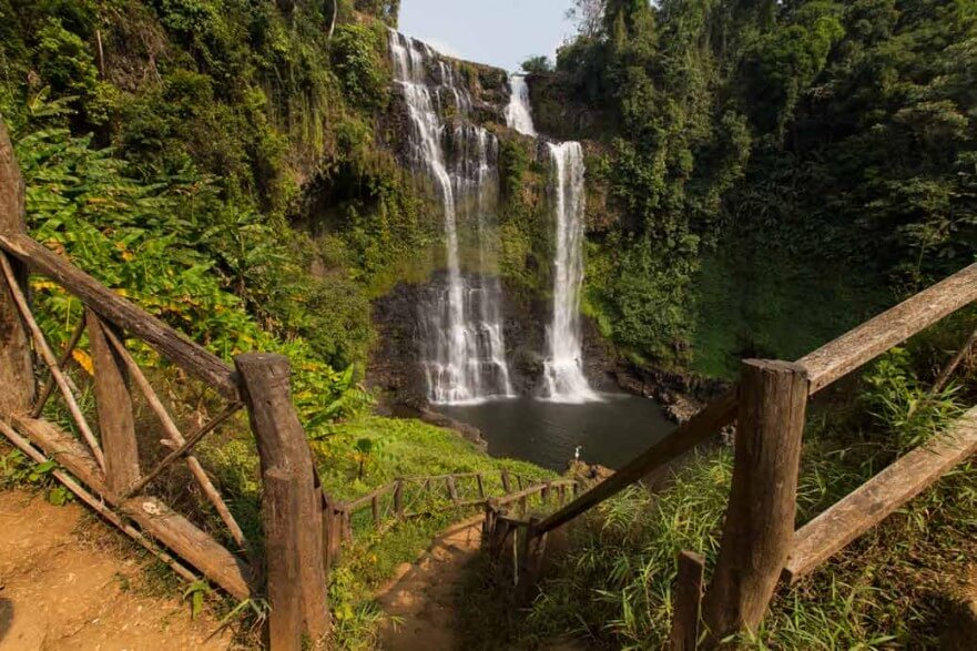 Tad Yuang Waterfall Laos