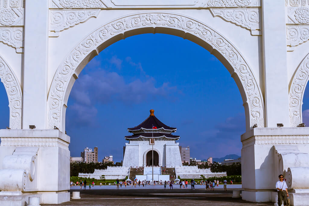 Chiang Kai-shek Memorial Hall in Taipei Taiwan