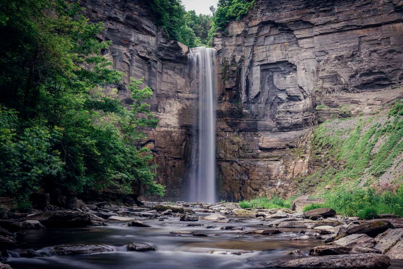 A long exposure of the main waterfall at Taughannock Falls State Park