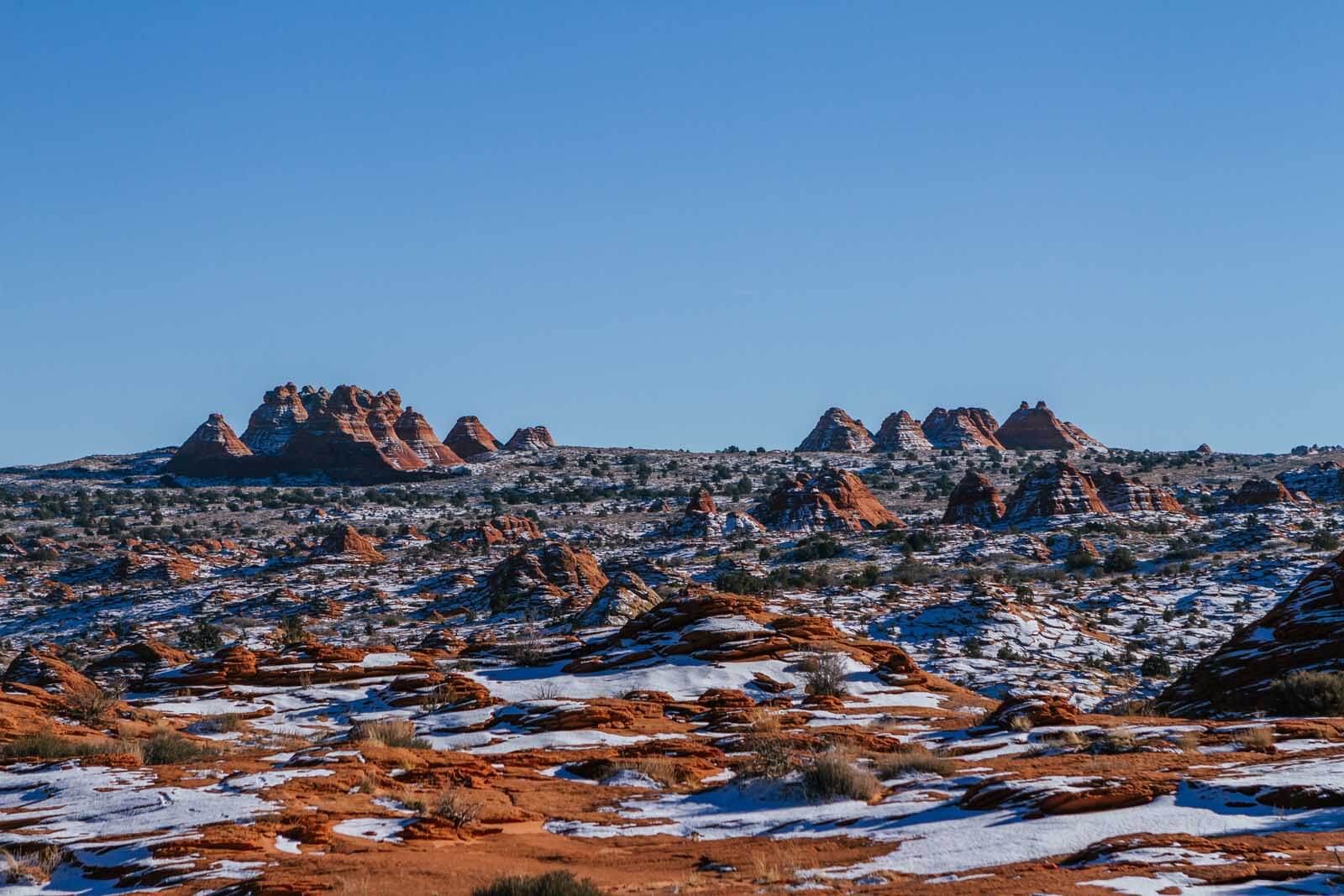 Teepees at Coyote Buttes North