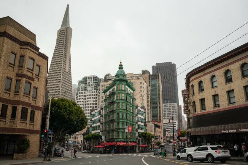 The Sentinel Building in San Francisco California