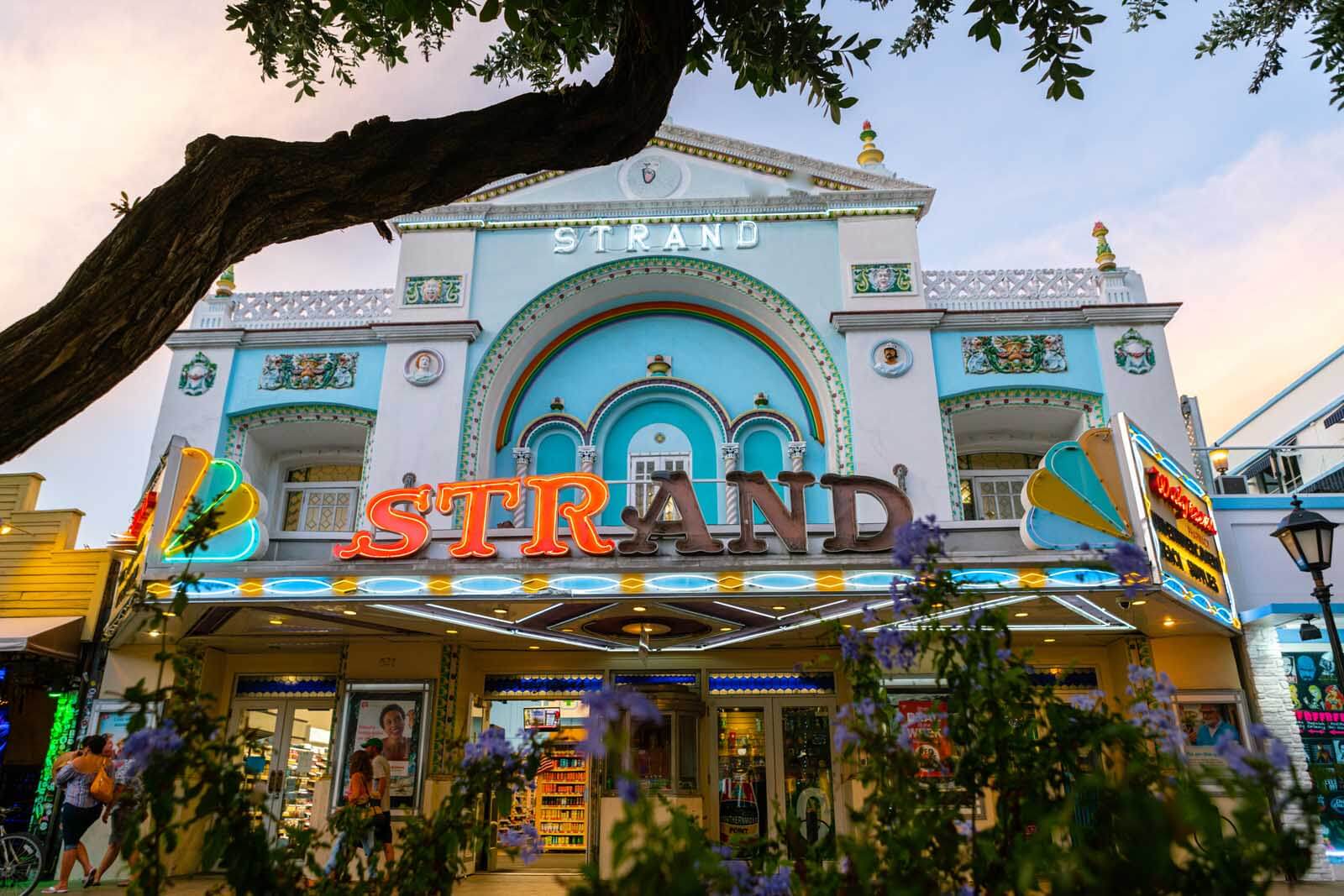 The Strand on Duval Street in Key West