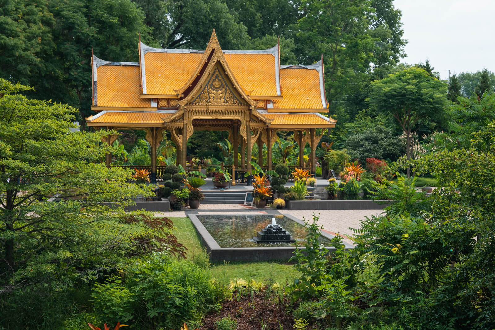 The Thai Pavilion at Olbrich Botanical Gardens in Madison
