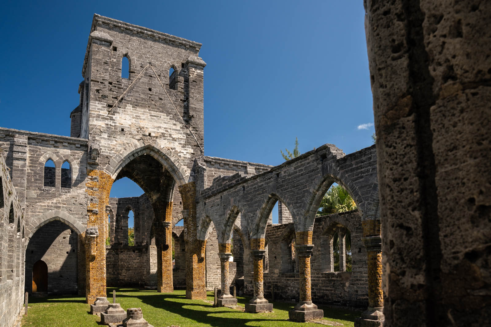 The Unfinished Church Ruins in St Georges Bermuda
