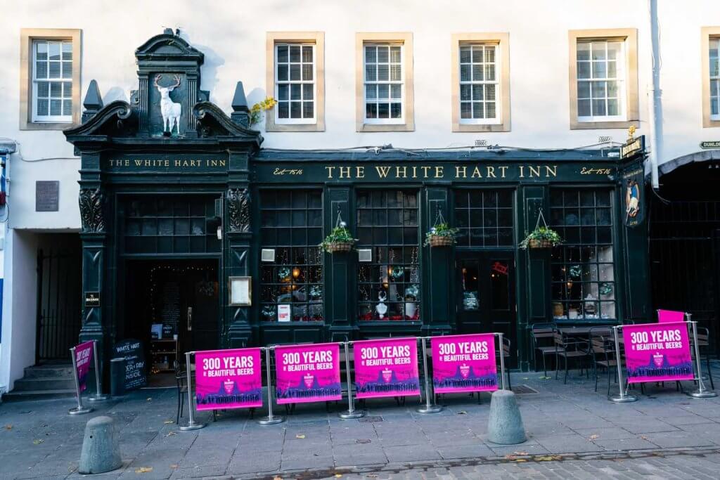 The White Hart Inn Edinburgh pub crawl