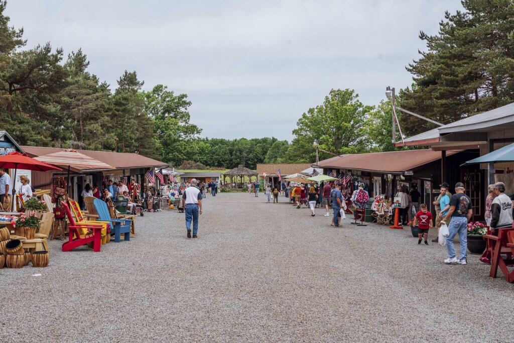 The Windmill Farm and Craft Market near Penn Yan new york in the finger lakes