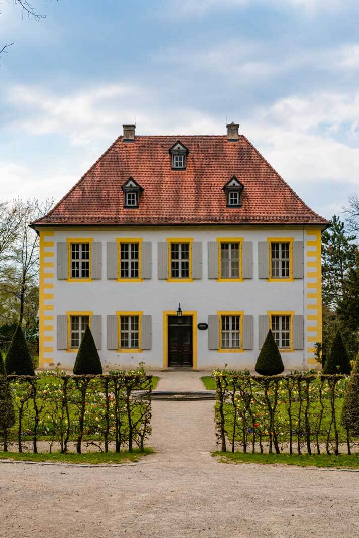 the pretty house at the hermitage in Bayreuth Germany