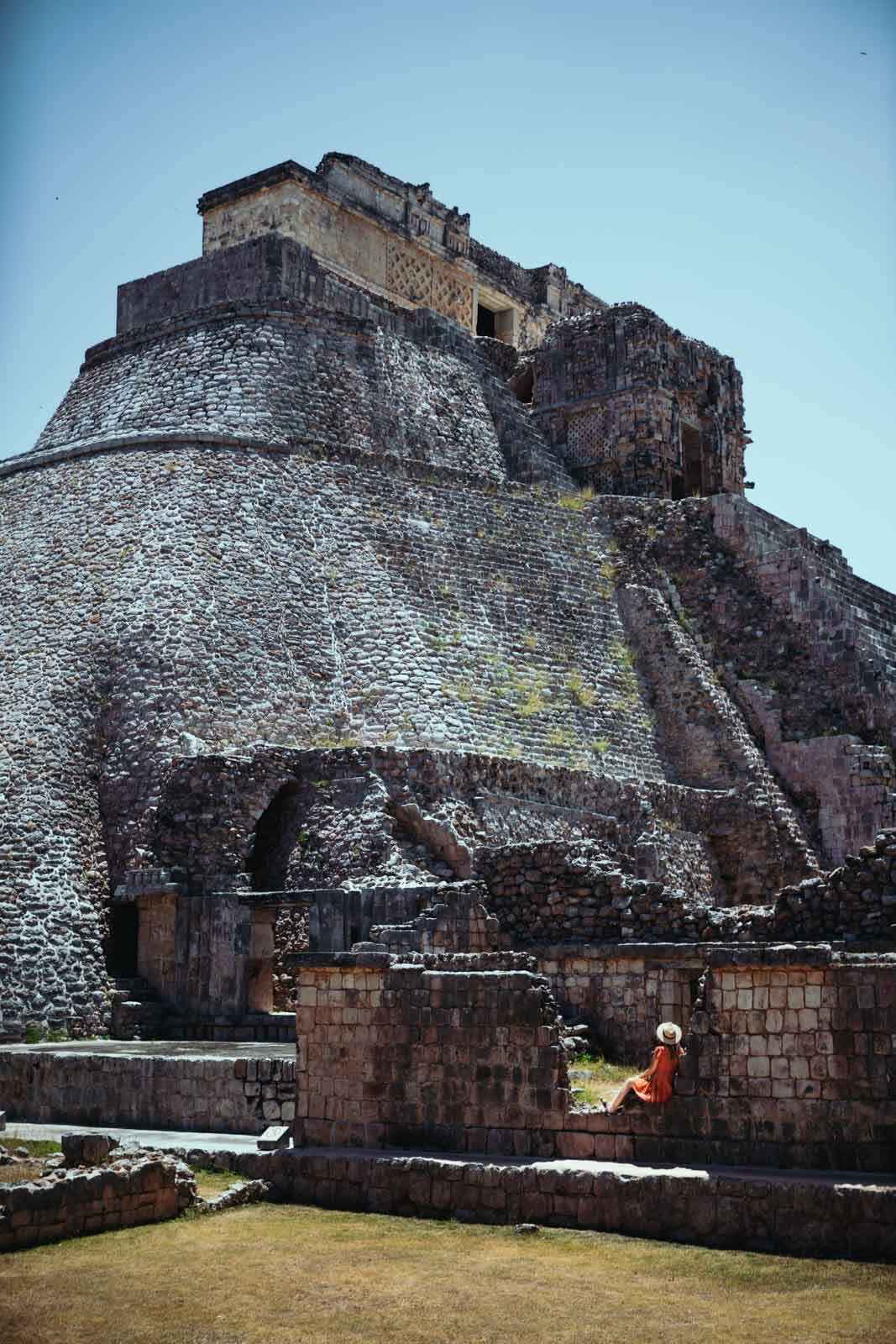 Uxmal Pyramid in Mexico