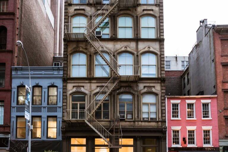 Adorable street in Tribeca