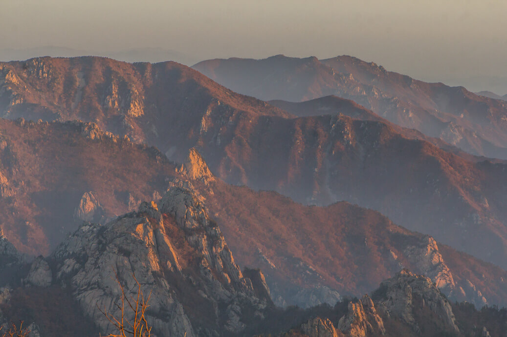 Autumn in Seoraksan National Park in Korea