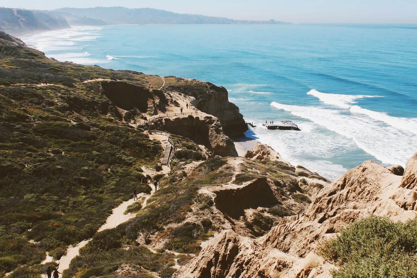 View from Torrey Pines hike in San Diego California by Katie Hinkle