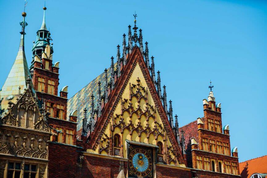 Town Hall in Wroclaw Poland
