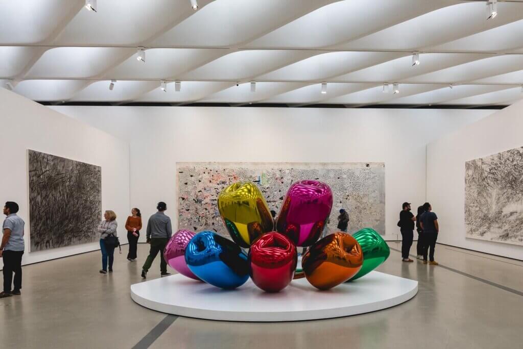 Tulips by Jeff Koons in The Broad in Downtown Los Angeles