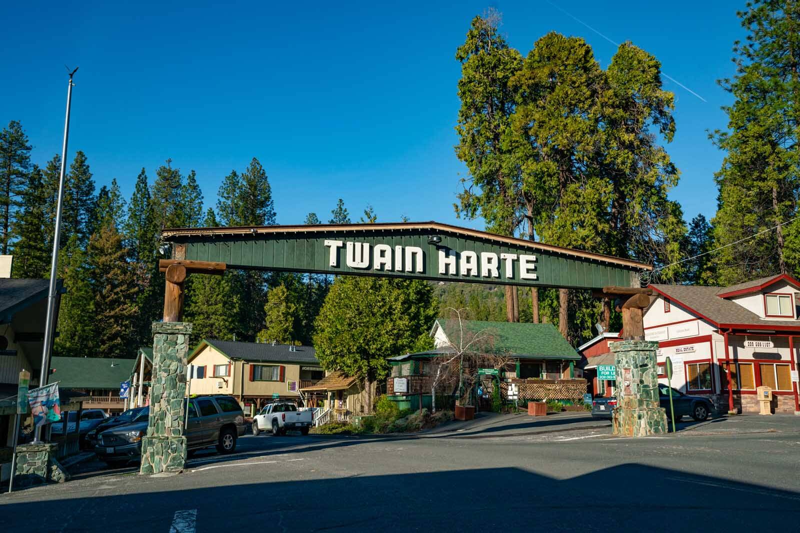Twain Harte California sign