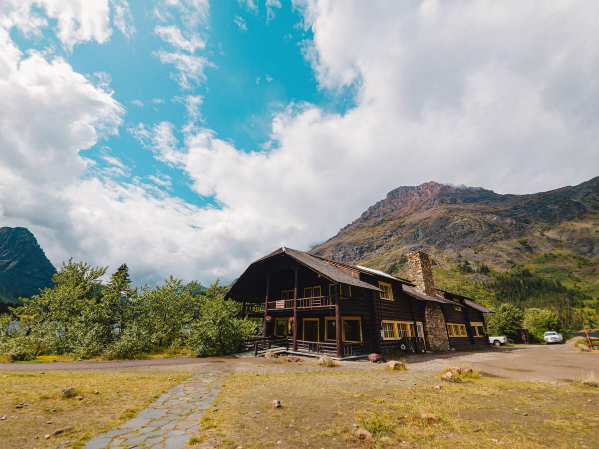 Two-Medicine-General-Store-historic-chalet-in-Glacier-National-Park