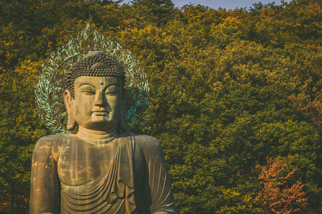 Buddha in Seoraksan National Park in Korea