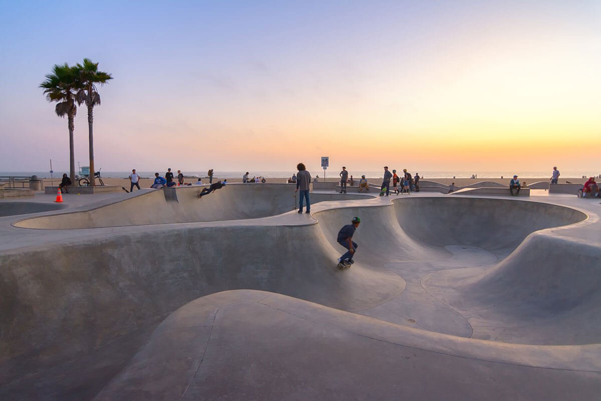 Venice-Skate-Park-bowl-at-Venice-Beach-in-Los-Angeles-California