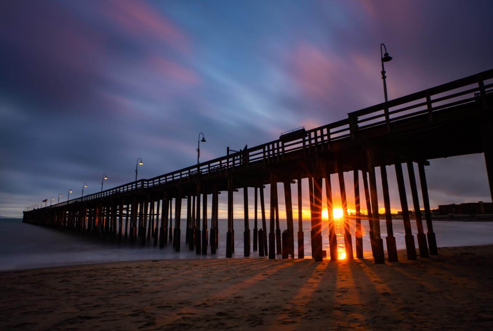 Ventura Pier at Sunset in Ventura California