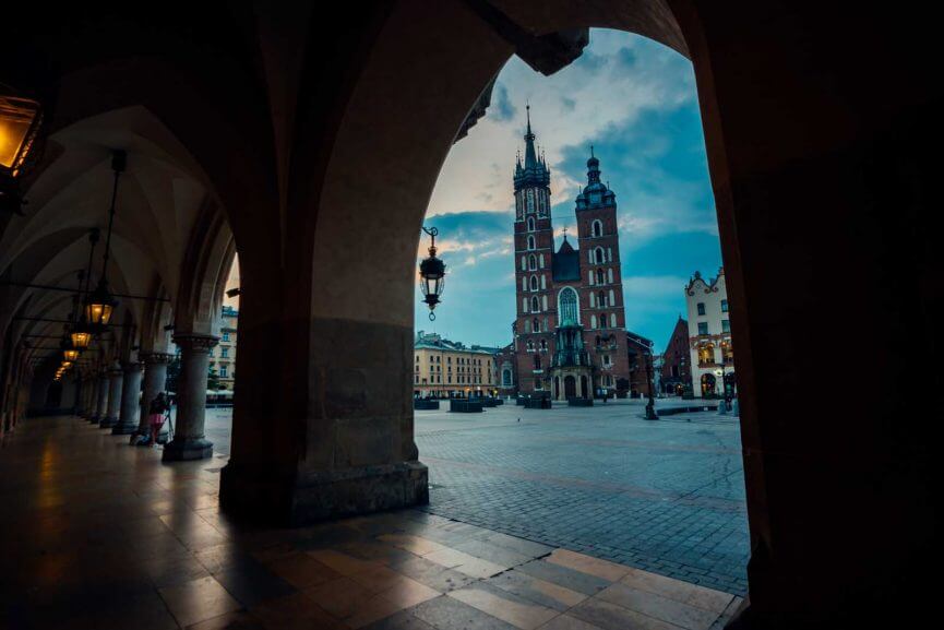 Cloth Hall and Main Square in Krakow
