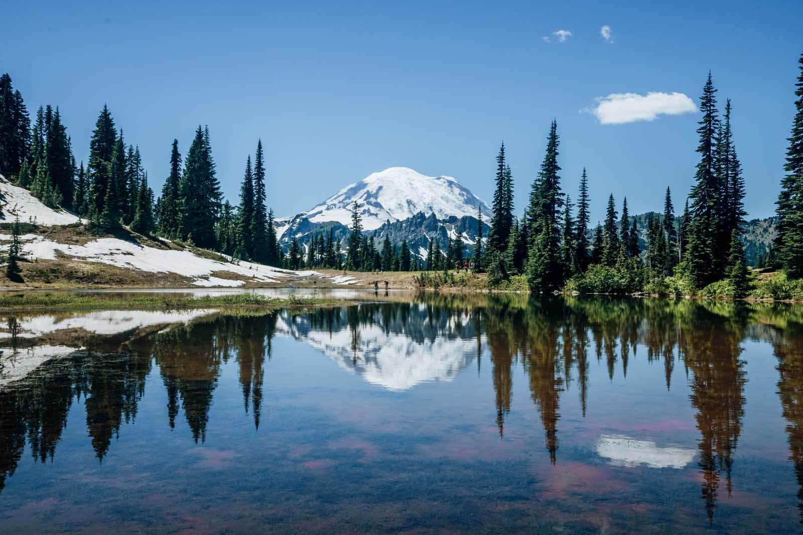 Scenic view of Mt. Rainer from Chinook Pass