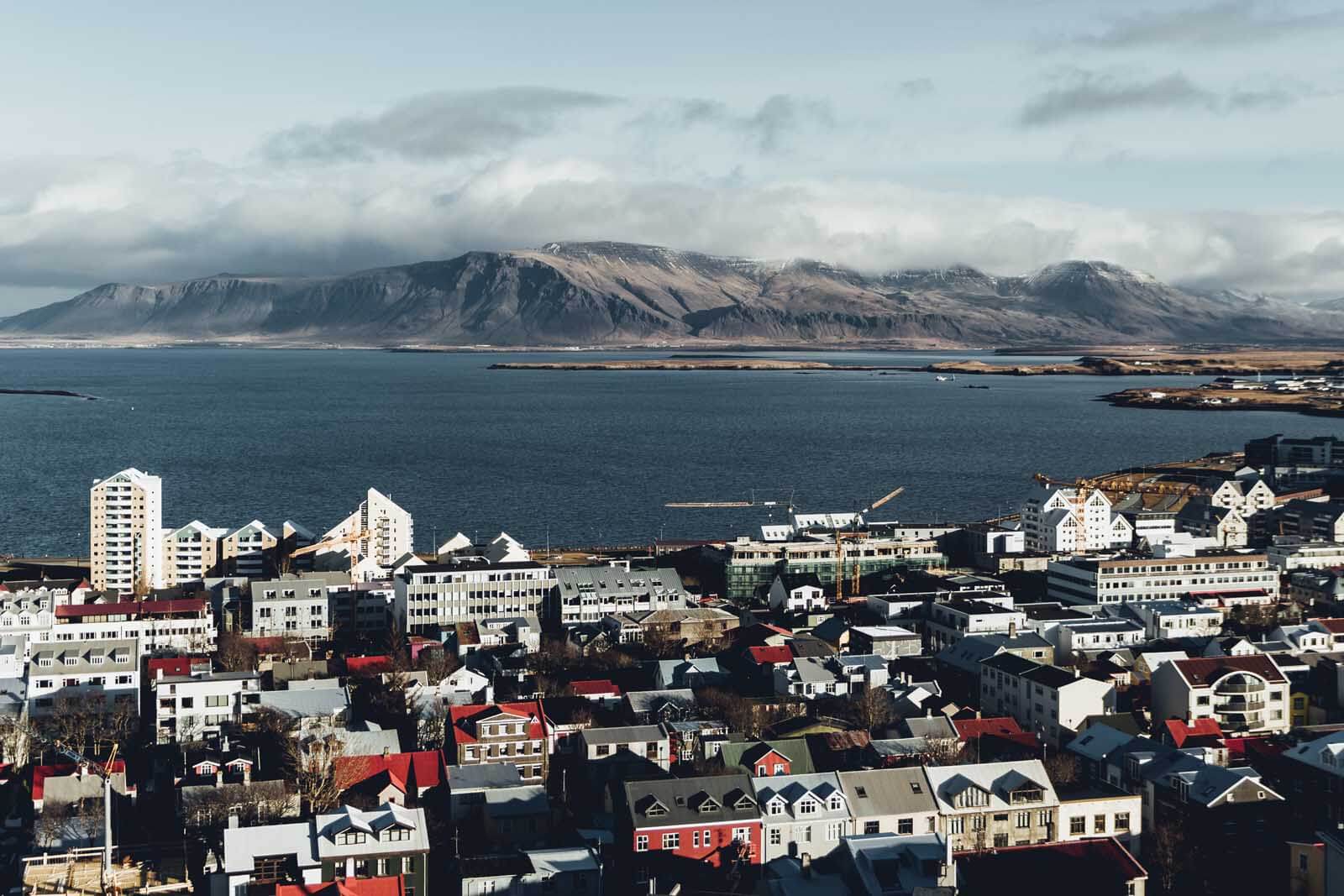View of Reykjavik from above