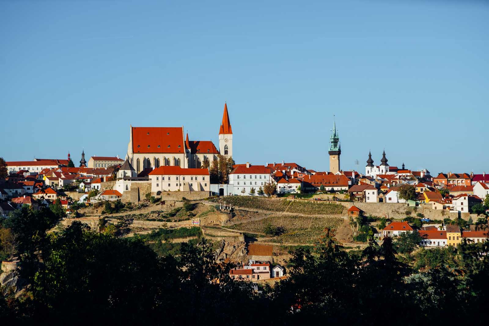 Znojmo wine town in South Moravia