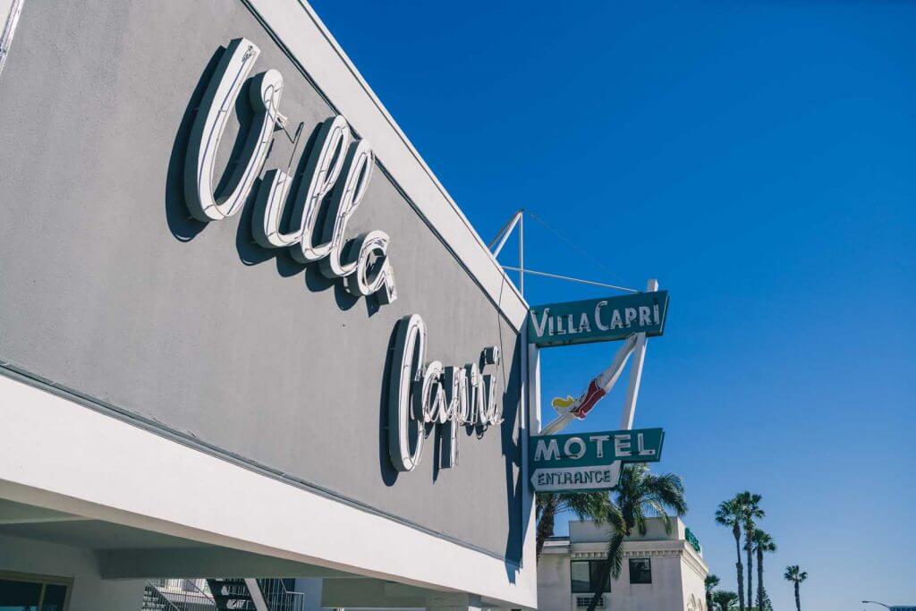 Villa Capri Hotel in San Diego on Coronado