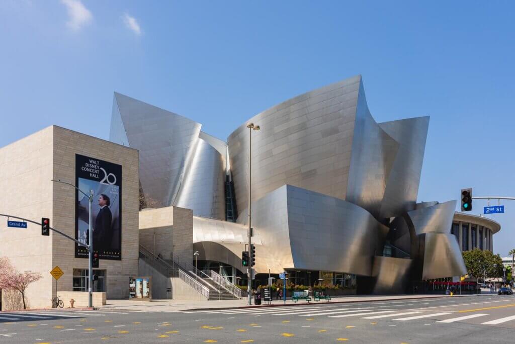 Walt Disney Concert Hall in Downtown Los Angeles