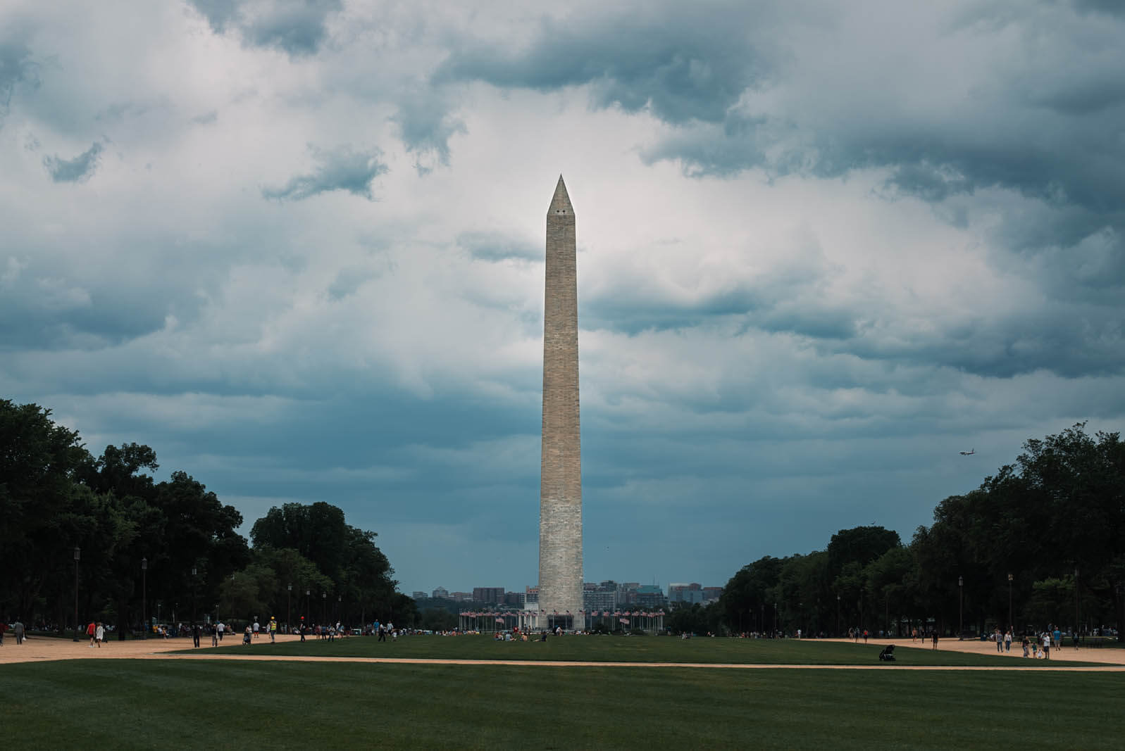 Washington Monument on the National Mall in Washington DC