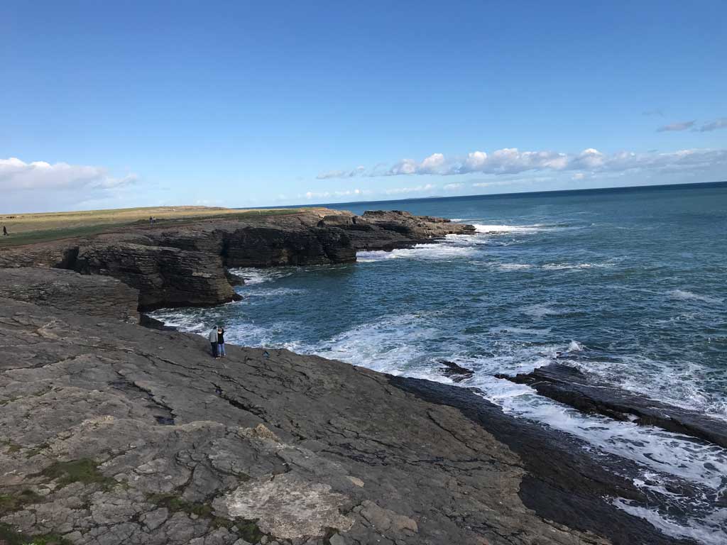 Wexford coastline in Ireland