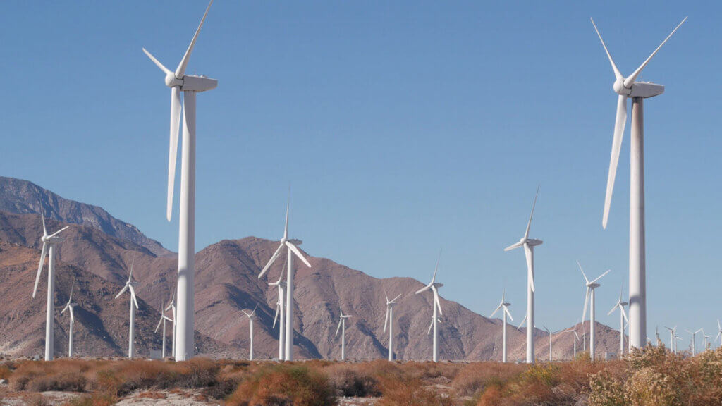 Windmills-in-Palm-Springs-California