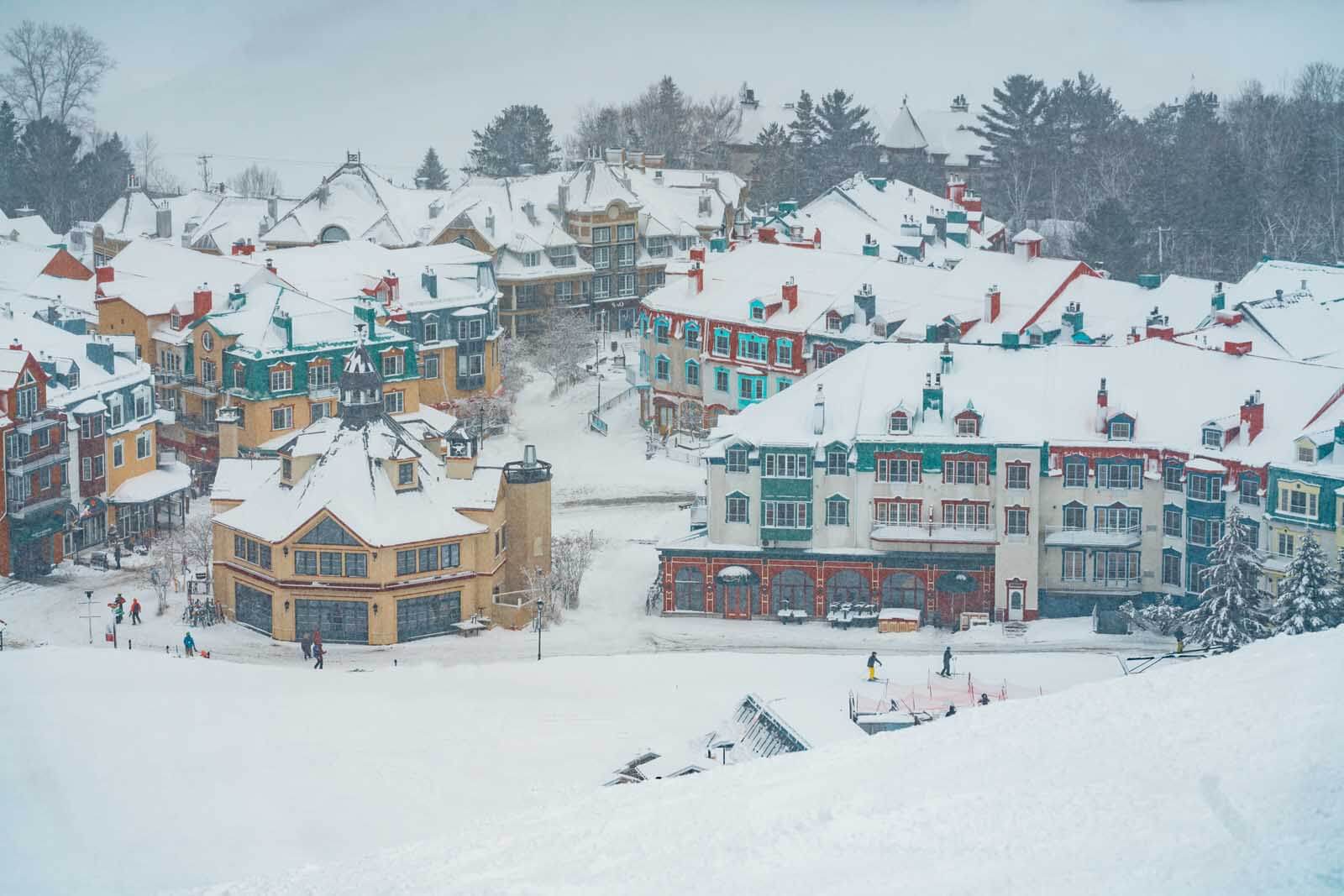 Winter in Mont Tremblant village