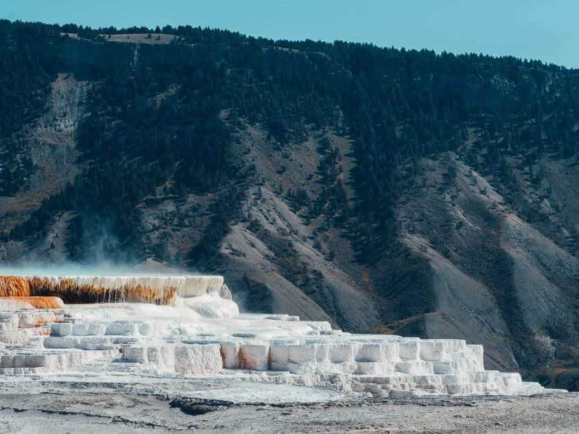 Yellowstone Hot Springs at Mammoth Hot Spring