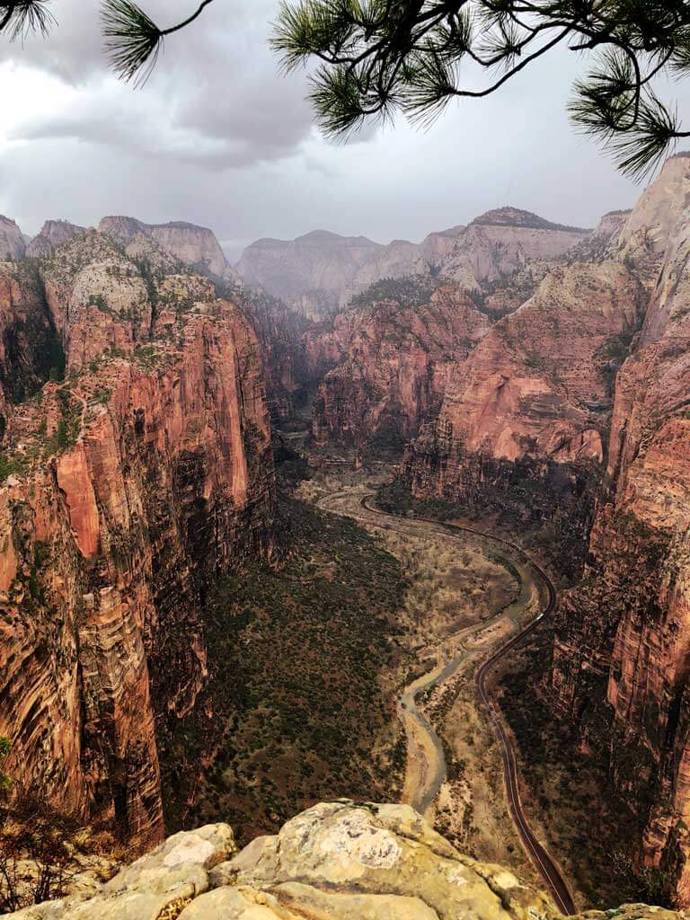 Angels Landing View at Zion National Park