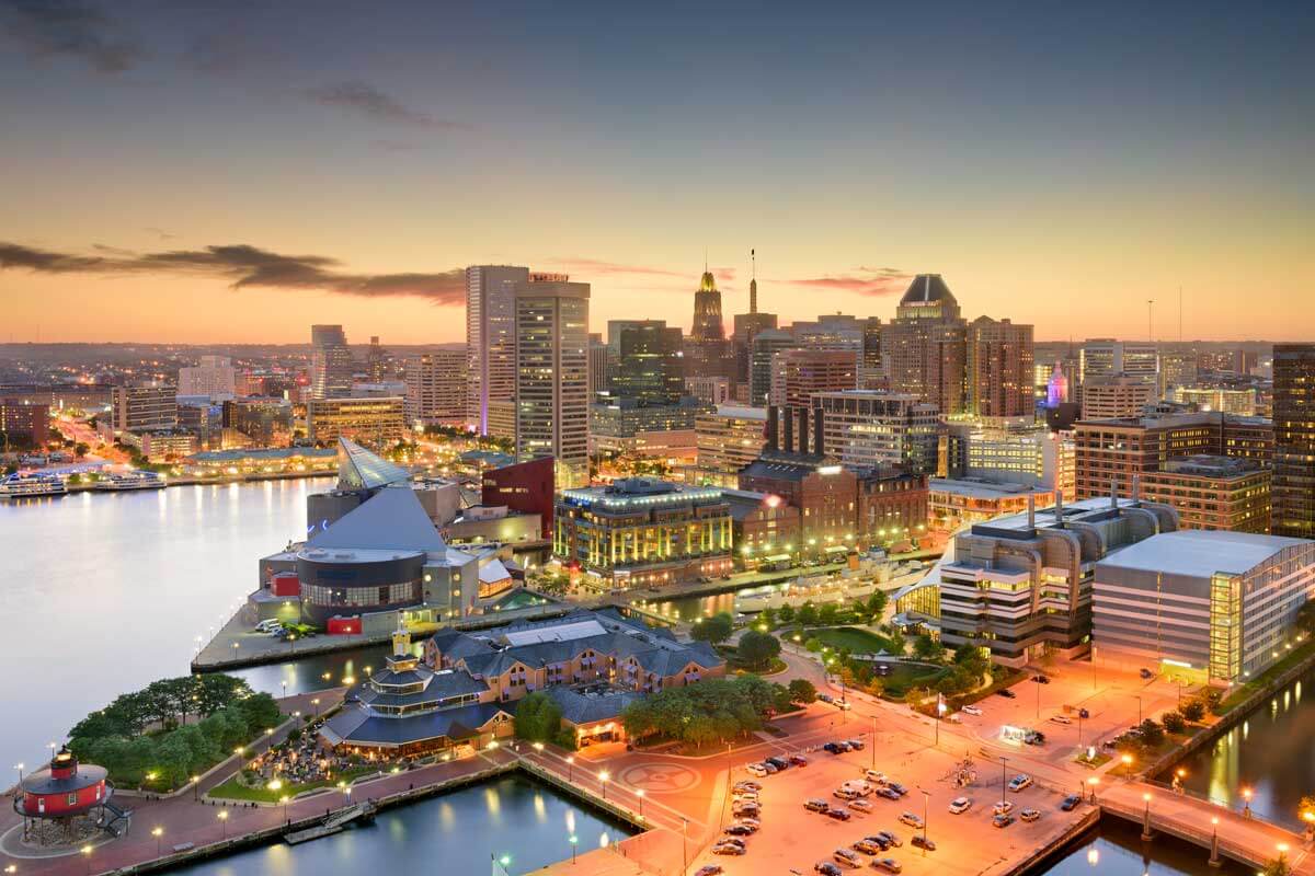 Baltimore Maryland Skyline