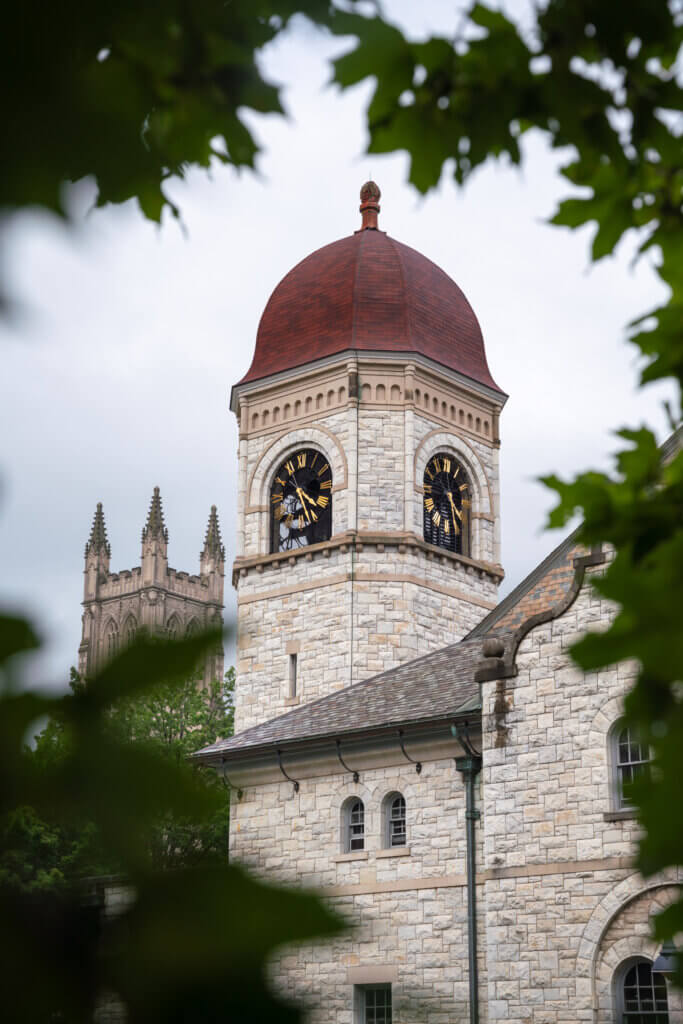 beautiful building at Williams College in Williamstown MA in the Berkshires