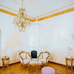 beautiful sitting room in Chateau Mccely in the Czech Republic