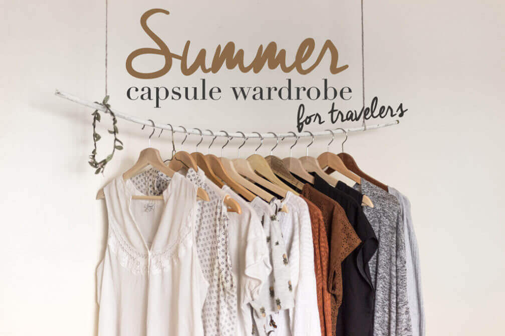 capsule wardrobe summer for travelers cover