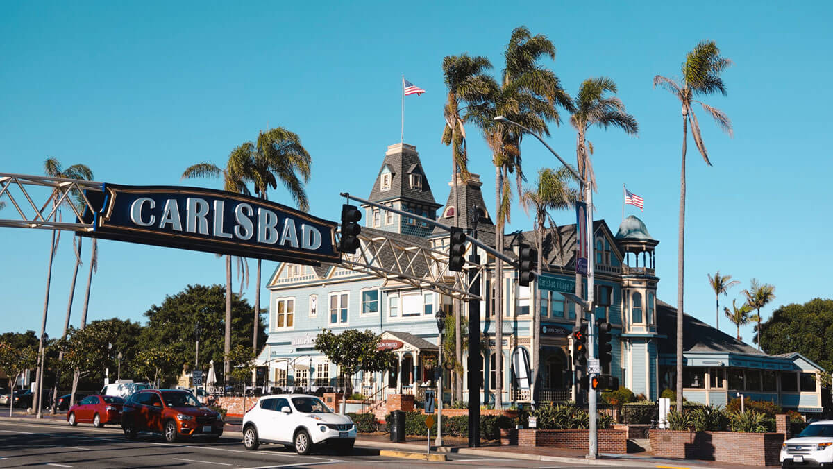 carlsbad-sign-in-carlsbad-village-in-California