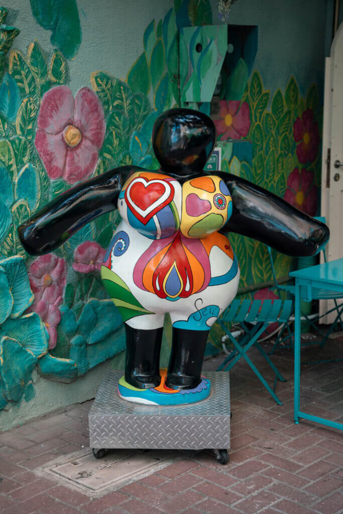 chichi doll in Punda in Willemstad Curacao