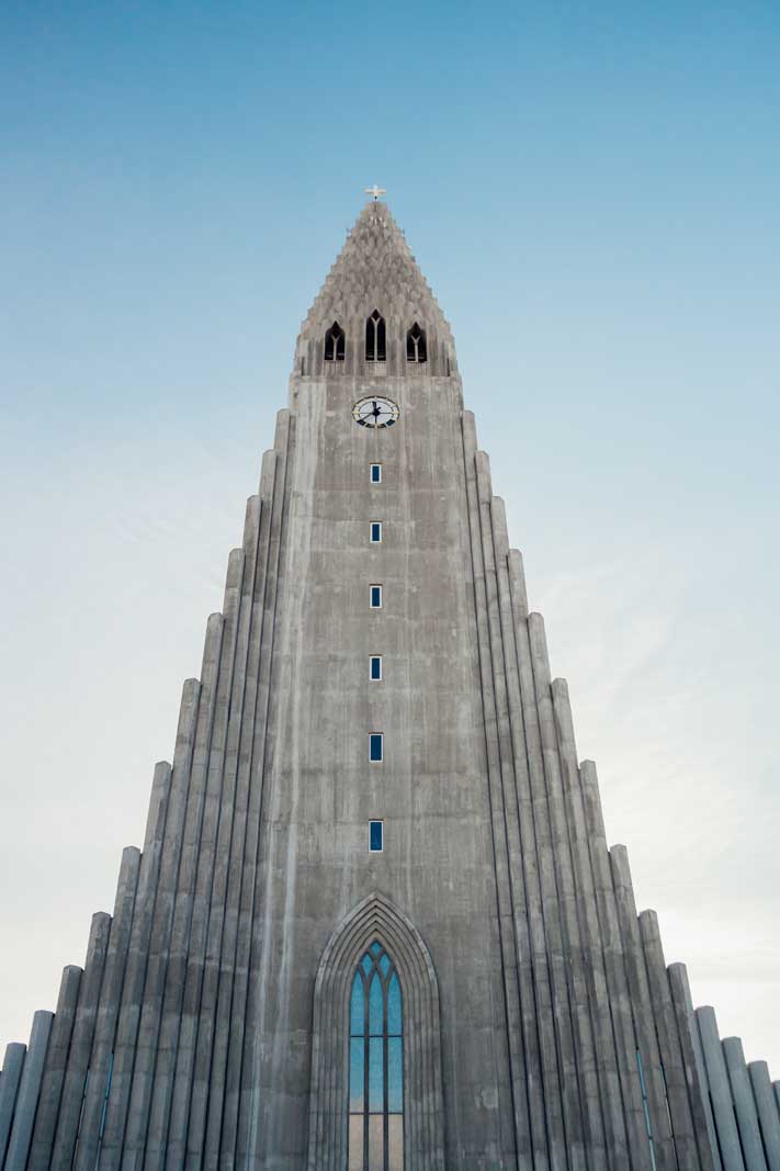 Hallgrímskirkja church in Reykjavik